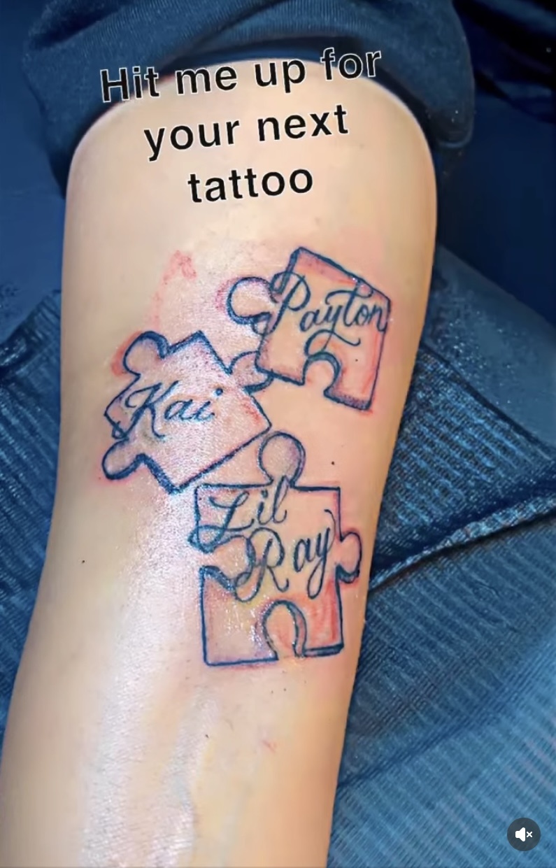 Puzzle Family Tattoo